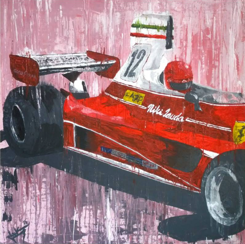 Illustration for article titled The most iconic race cars in history captured in beautiful paintings